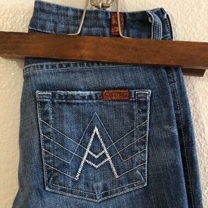 7 for all mankind “ A pocket “ jeans size 24